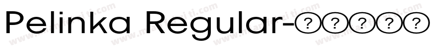 Pelinka Regular字体转换
